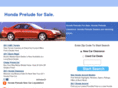 hondapreludeforsale.net