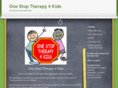 onestoptherapy4kids.com
