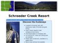 schroedercreekresort.com