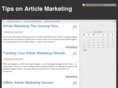 tipsonarticlemarketing.com