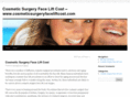 cosmeticsurgeryfaceliftcost.com