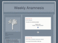weeklyanamnesis.com