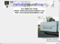 nationalsoundhire.com