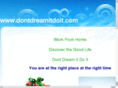 dontdreamitdoit.com