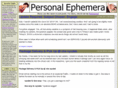 personalephemera.com