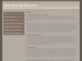 stopsnoringmiracle.com