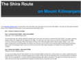 kilimanjaroshiraroute.com