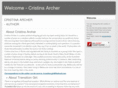 cristinaarcher.com