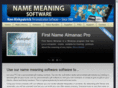 namemeaningsoftware.com