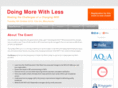 doingmorewithless.co.uk