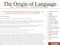 theoriginoflanguage.com