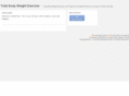 totalbodyweightexercise.com