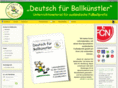 deutsch-fuer-ballkuenstler.com