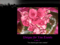 uniqueforyouevents.com