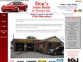 donsautobodyandmarine.com