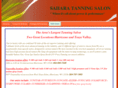 saharatanningsalon.com