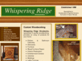 whisperingridgewoodworks.com