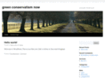 greenconservatismnow.com
