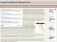 resumetemplatesformicrosoftword.com