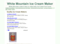buywhitemountainicecreammaker.com