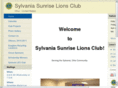 sylvaniasunriselions.com