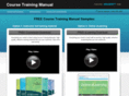 coursetrainingmanual.com