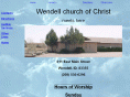 wendellchurchofchrist.com
