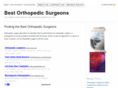 bestorthopedicsurgeons.org