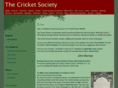 cricketsociety.com