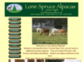 lonesprucealpacas.com