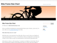 bikeframesizechart.com