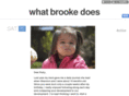 whatbrookedoes.com