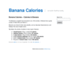 bananacalories.net