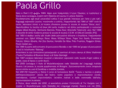 paolagrillo.com