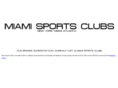 miamisportsclubs.com