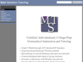 mathsolutiontutoring.com