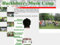 huckleberrymusiccamp.com