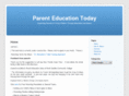 parenteducationtoday.com