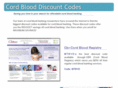 cordblooddiscountcodes.com