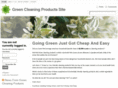 greencleaningproductssite.com