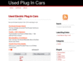 usedplugincars.org