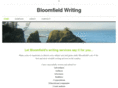 bloomfieldwriting.com