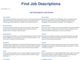 findjobdescriptions.com