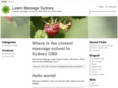 learnmassagesydney.com