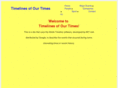 timelinesofourtimes.com