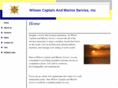 wilsoncaptainandmarineservice.com