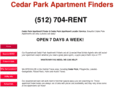 cedarparkapartmentfinders.com