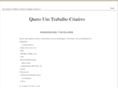 queroumtrabalhocriativo.com