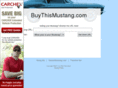 buythismustang.com