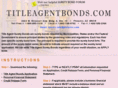 titleagentbonds.com